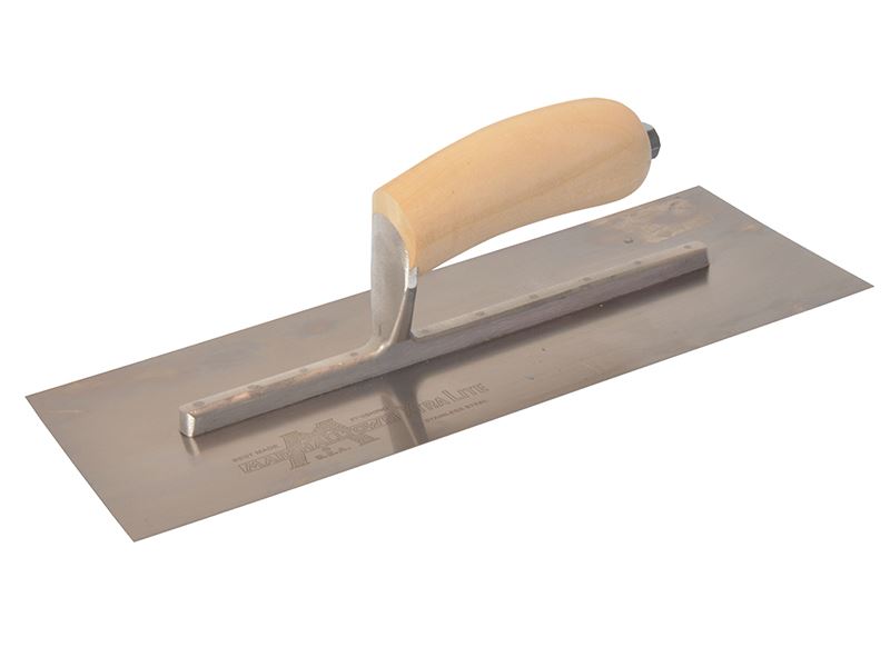 Truelle de finition pour plâtrier Marshalltown 330 x 125mm, Acier inoxydable, À