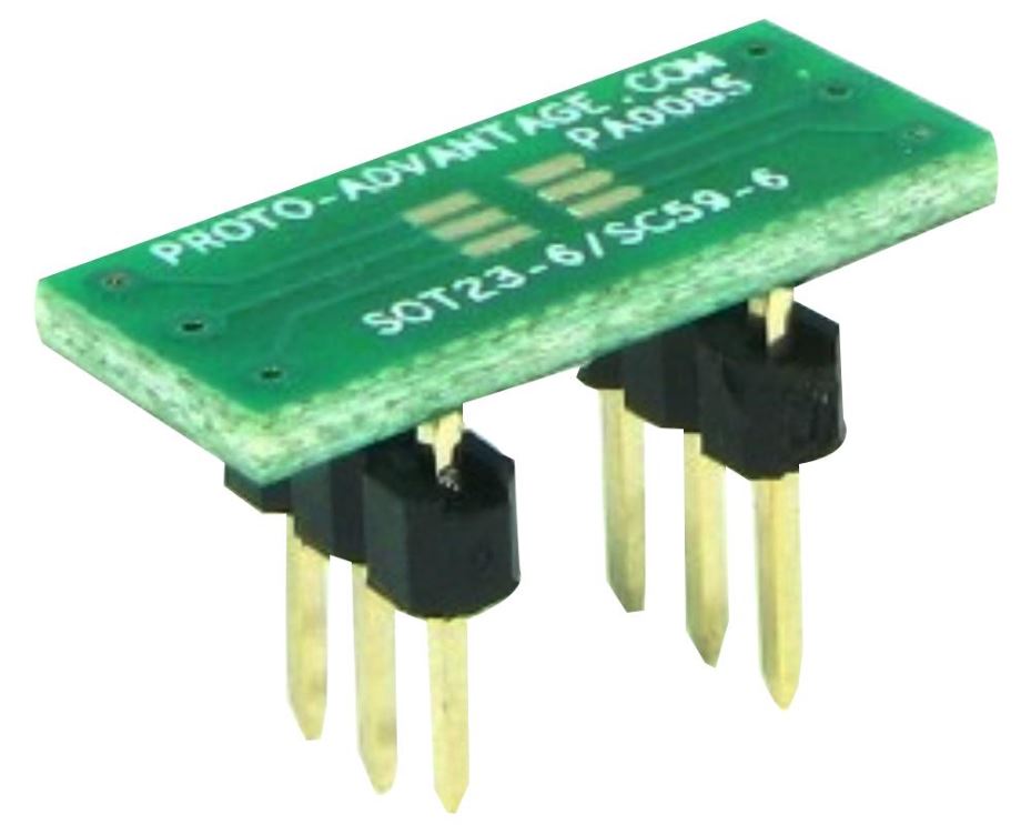 PROTO ADVANTAGE Adaptér SOT23-6/SC59-6 na DIP6 pro DPS - 0,95mm