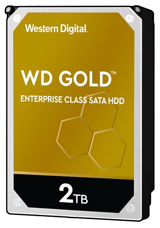 Disque dur Datacenter WD Gold 3,5 pouces 2 To, SATA 6 Gb/s, 7200 tr/min