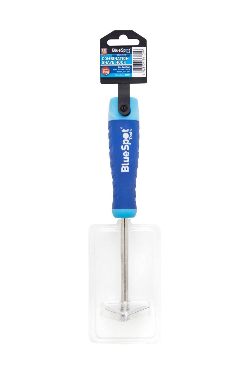 Blue Spot Tools - Kombinations-Abschaber mit ergonomischem Griff