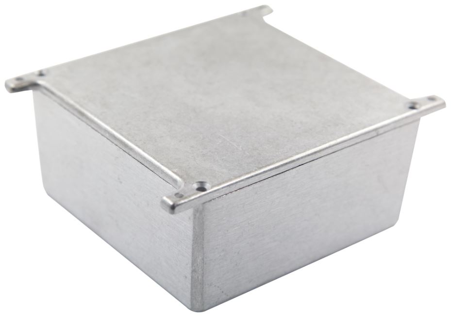 MULTICOMP PRO Die Cast Aluminium Enclosure with Flange, 59.2x120.5x120.5mm