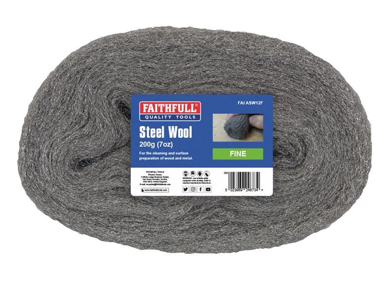 Faithfull Stahlwolle Fein 200g