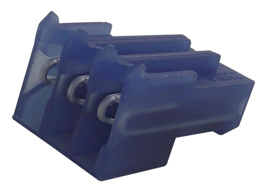AMP MTA-100 Κόκκινος 26AWG, 3-pin IDC Υποδοχή