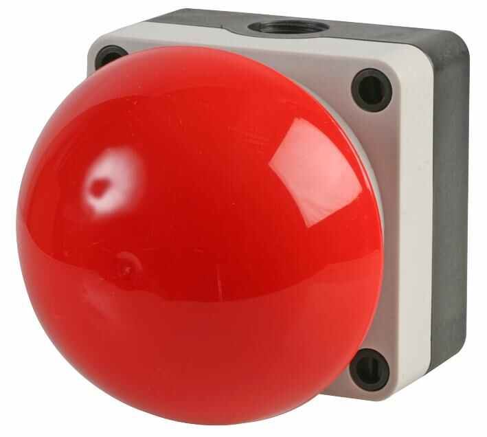 HYLEC Palm & Foot Switch with Red Button, IP66