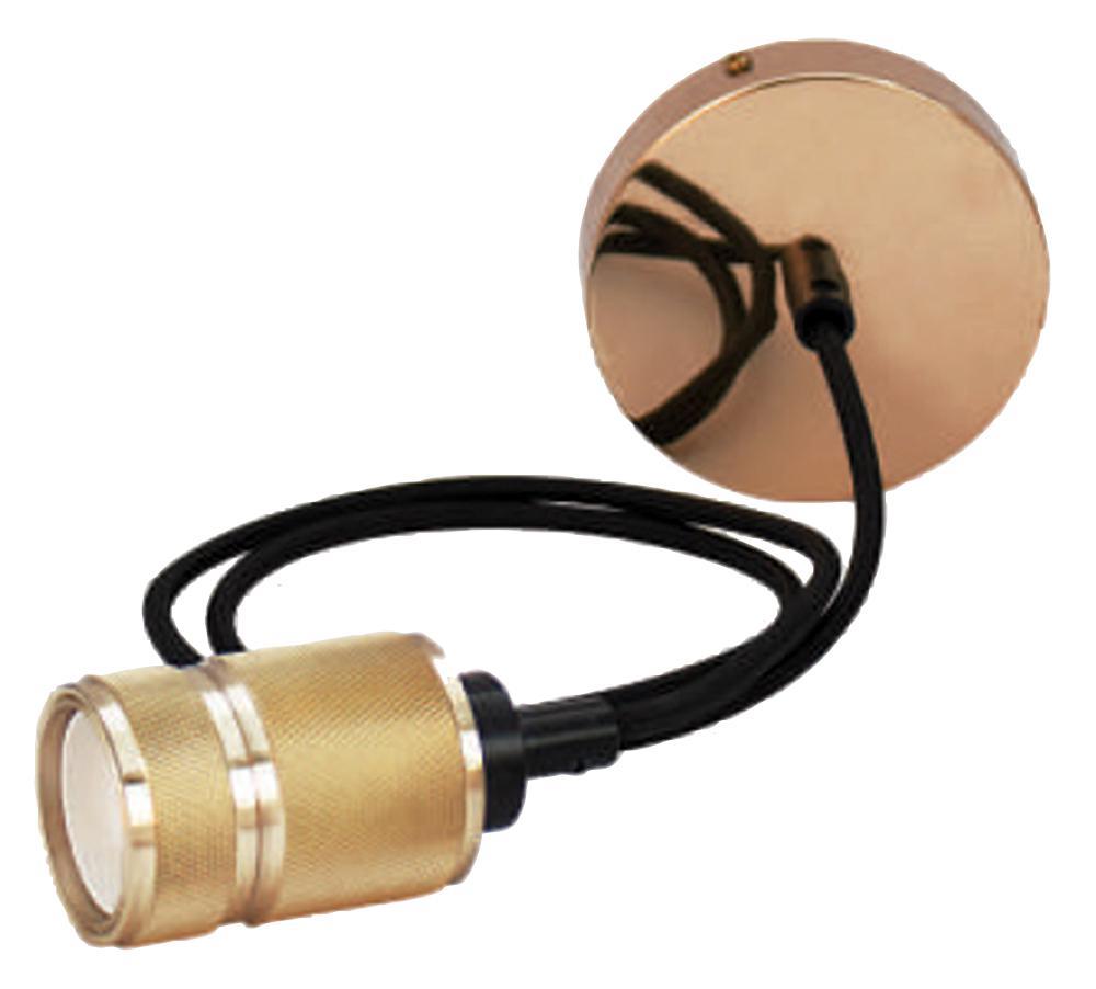 TIME LED Antik Pendant Light, Textured Polished Gold, E27