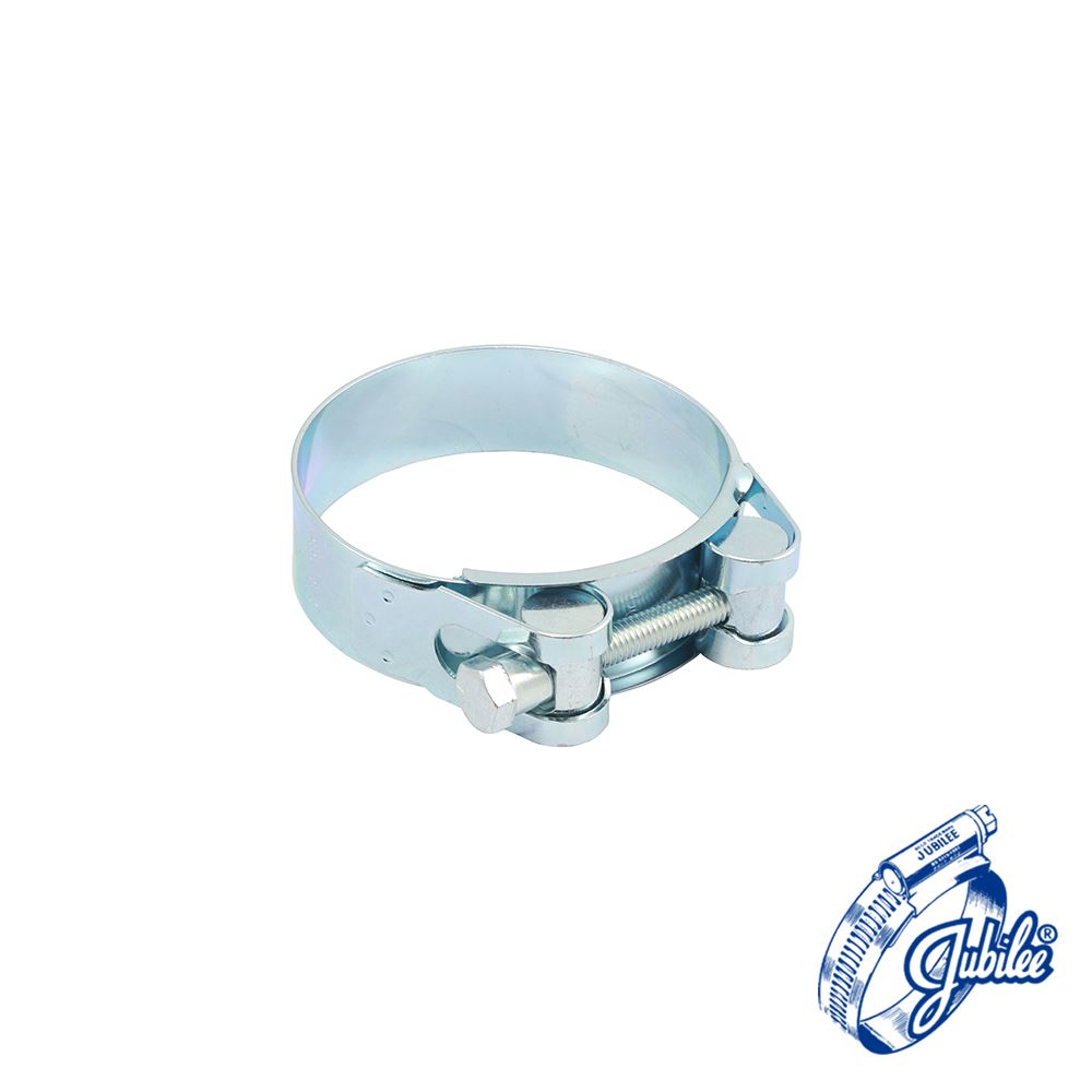 Jubilee Superclamp Mild Steel Hose Clip 60-63mm, 2-Pack