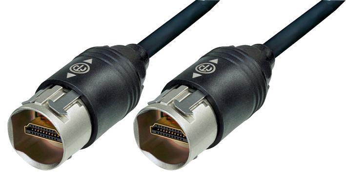 NEUTRIK HDMI A Male to Male Cable, 3m, IP65 Rated