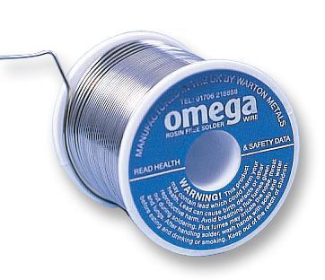 OMEGA Rosin-Free Low Residue Solder Wire, 18SWG, 500g, 179°C