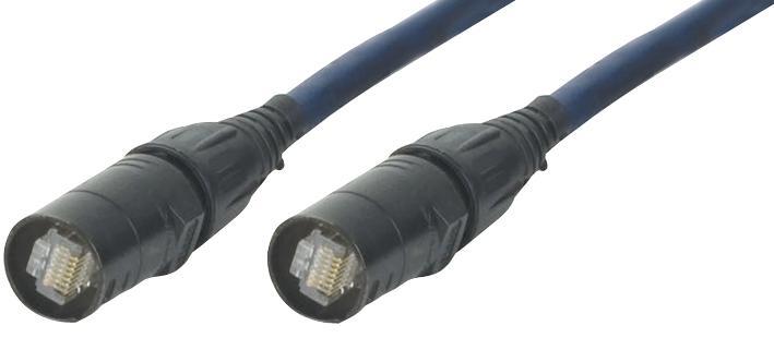 DAP AUDIO - Câble Ethernet Cat5e RJ45 pour scène, 3m, Bleu