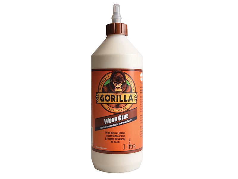Gorilla PVA Κόλλα Ξύλου, Μη Τοξική, 1 Λίτρο