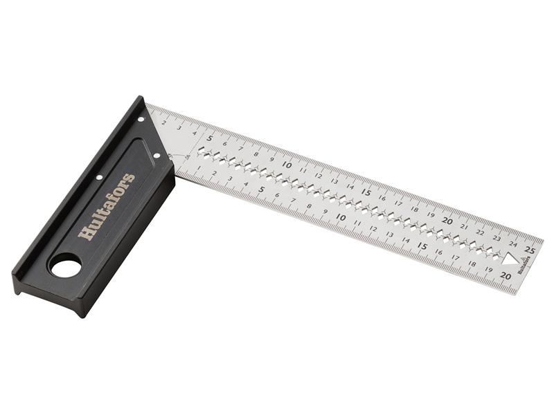 Hultafors S25P Équerre Professionnelle, 25cm, Acier Inoxydable