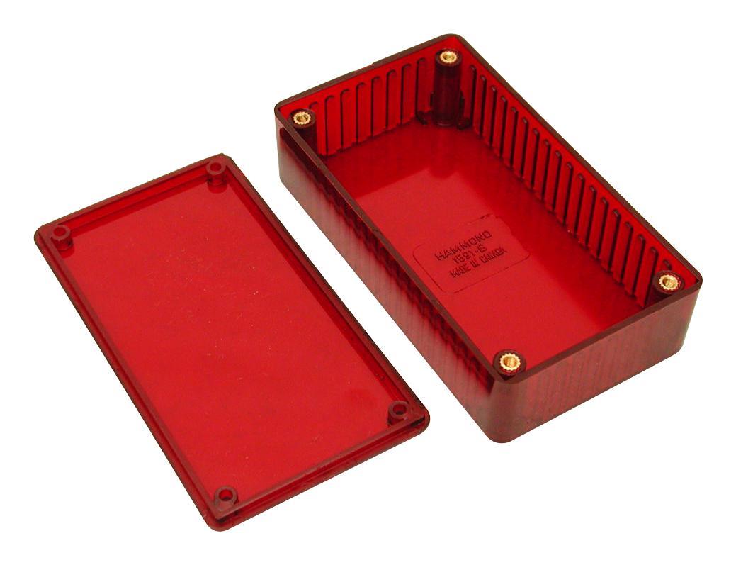 HAMMOND Caja IP54 Roja de Policarbonato 150x80x50mm