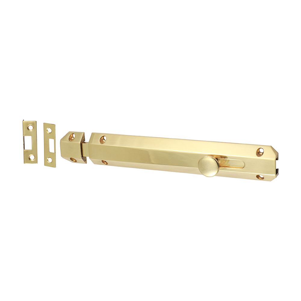 Timco בריח ארכיטקטוני שטוח ממתכת, פליז, 210 מ״מ x 35 מ״מ