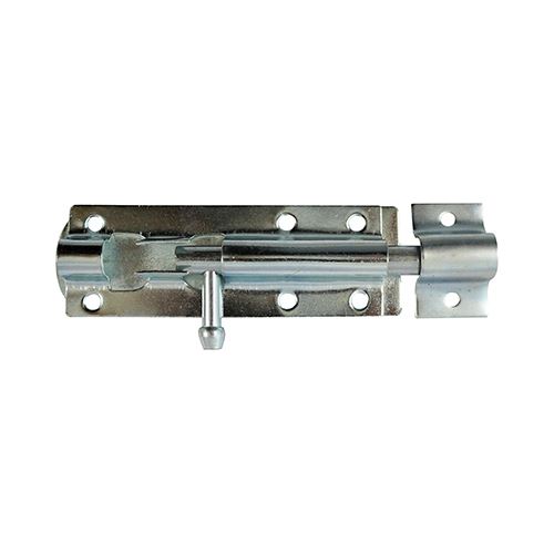 Timco Straight Tower Bolt - Zinc Plated, 8 Inch (200mm)