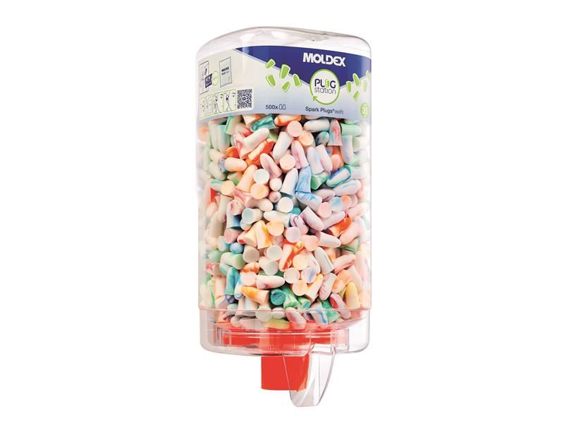 Moldex PlugStation 500 Dispensador Recarregável de Protetores Auriculares, SNR 