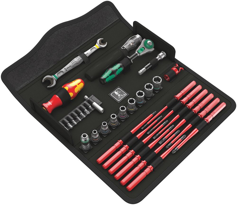 Wera Kraftform Kompakt W 1 Maintenance Tool Set, 35-Piece