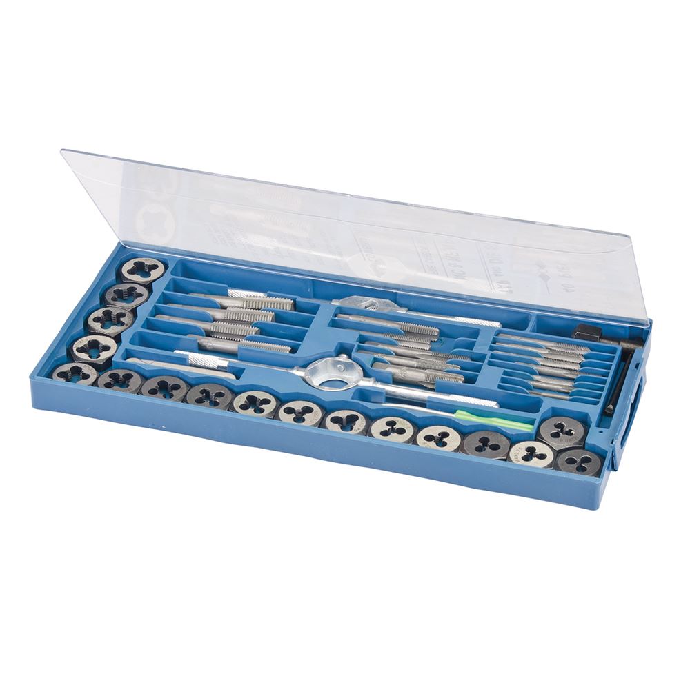Silverline 40-Piece Tap & Die Set in Tough Carbon Steel