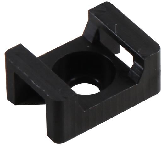 PRO POWER Supporti a Sella per Fascette Neri 8mm, Confezione da 100