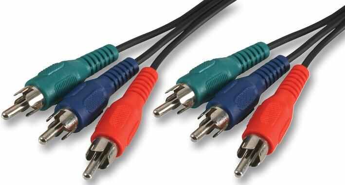 Pro Signal Cavo RCA Maschio-Maschio RGB 3m, Nero