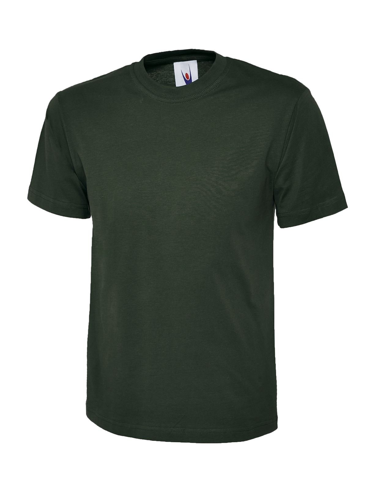 Uneek Premium Unisex T-shirt, Reactive Dyed, Bottle Green, 3XL