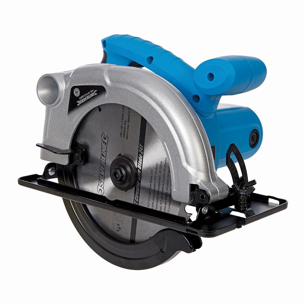 Silverline 1200W 185mm Circular Saw with TCT Blad