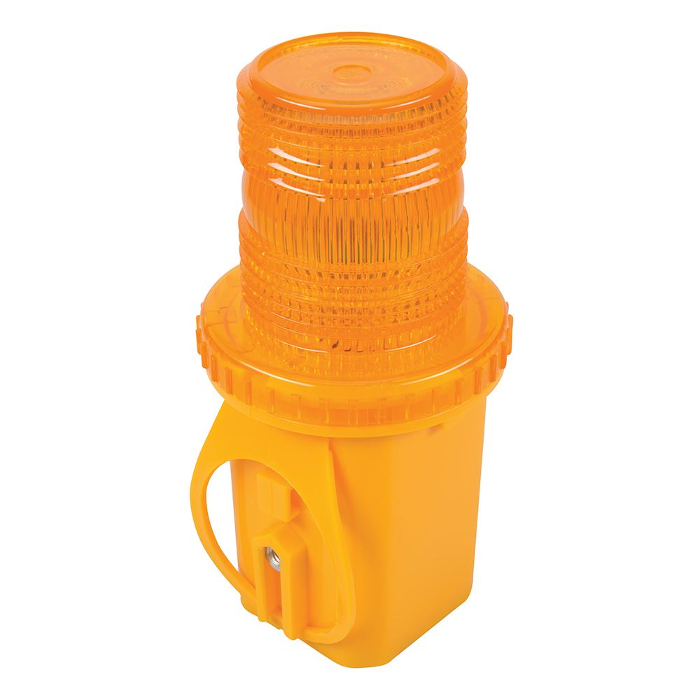Silverline 6V Flashing Warning Light with Orange Lens