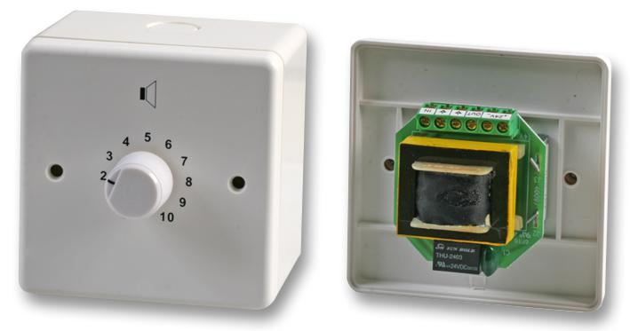 PRO SIGNAL Contrôleur de Volume 100V 24W - Blanc