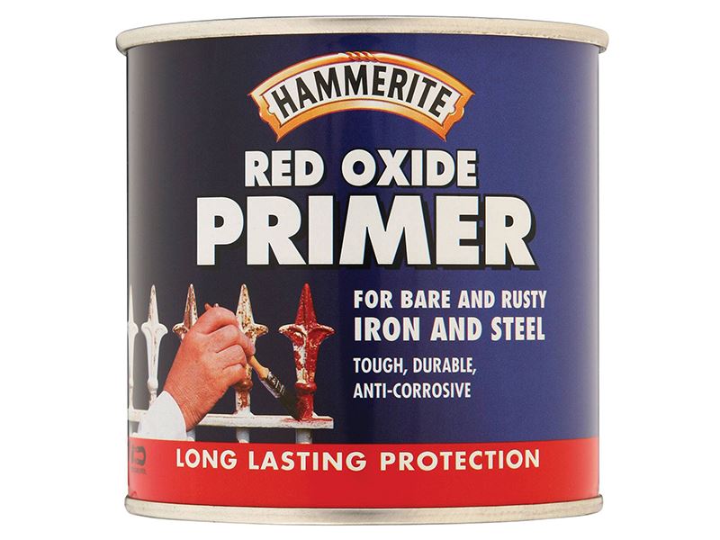 Hammerite Red Oxide Primer, 250ml, for Iron & Steel