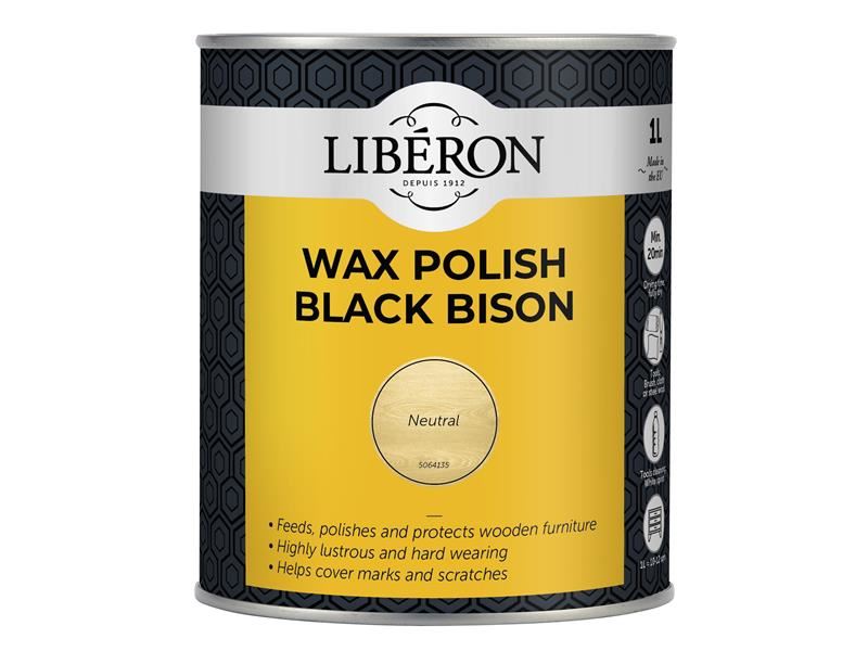 Liberon Black Bison Neutrale Was Pasta, 1kg