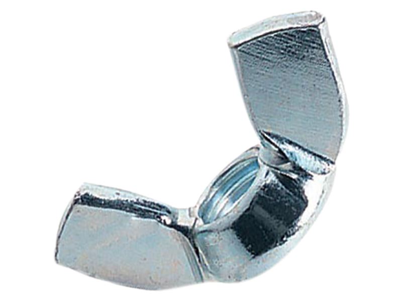 Écrou papillon ForgeFix M8 (Lot de 10), plaqué zinc