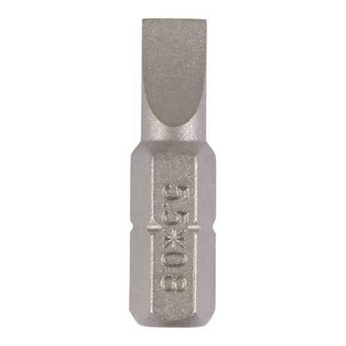 Timco Brocas S2 para destornilladores, SL, 5.5 x 0.8 x 25mm, Pack de 2