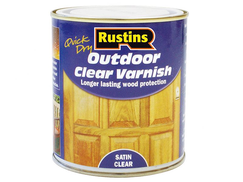 Rustins Exterior Satin Varnish, 250ml