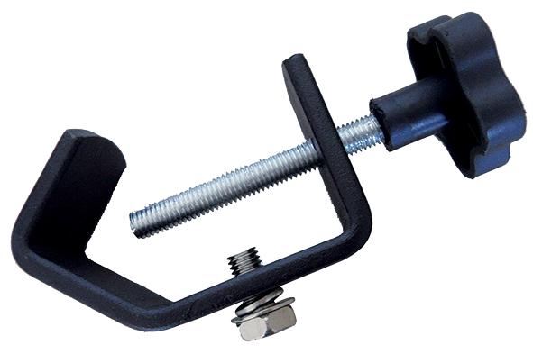 NOVOPRO Soporte en G Universal para Laterales/Postes, Acero, 25-50mm