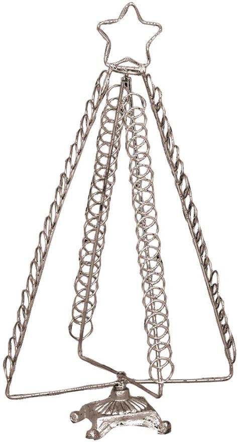 RARAION 50cm Zilveren Metaleken Kerstkaartenhouder