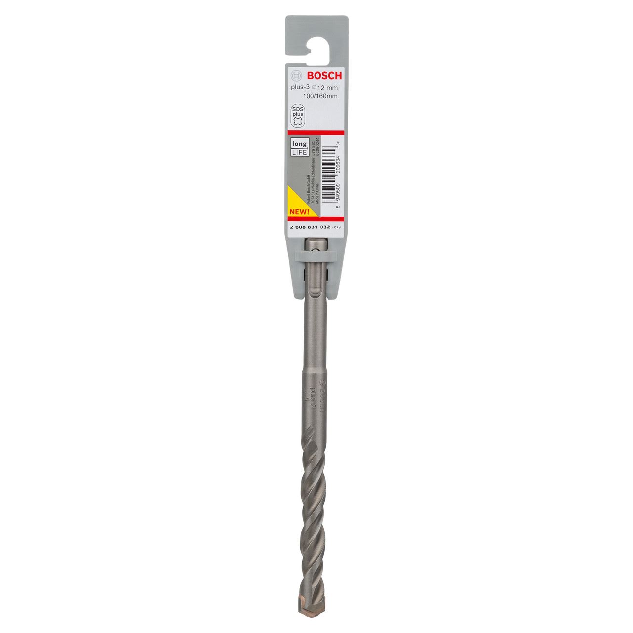 Bosch SDS+ 3 Masonry Drill Bit, 12 x 100 x 160mm