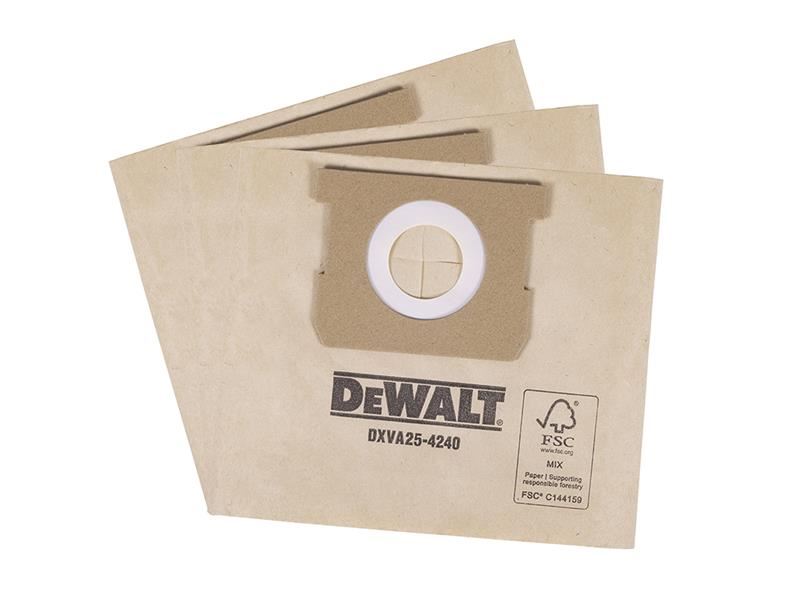 DEWALT DXVA25-4240 Málaí Deannaigh Folús, Pacáiste de 3