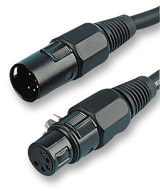DAP AUDIO 5 Pin DMX Lead, 3m, Male to Female, Black
