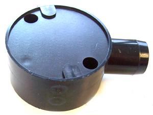 PRO POWER - Bosca Teirminéil 1-Bhealach, Córas 20mm, Dubh