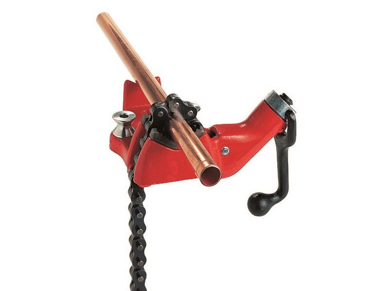 RIDGID BC410 Torniquete de Bancada com Corrente, Capacidade 6-100mm