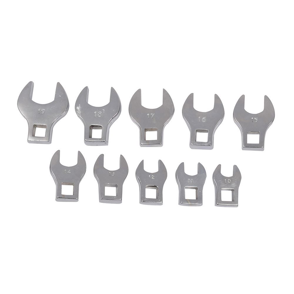 Silverline - Set Spanar Kaki Gagak 10 Keping - 10 - 19mm