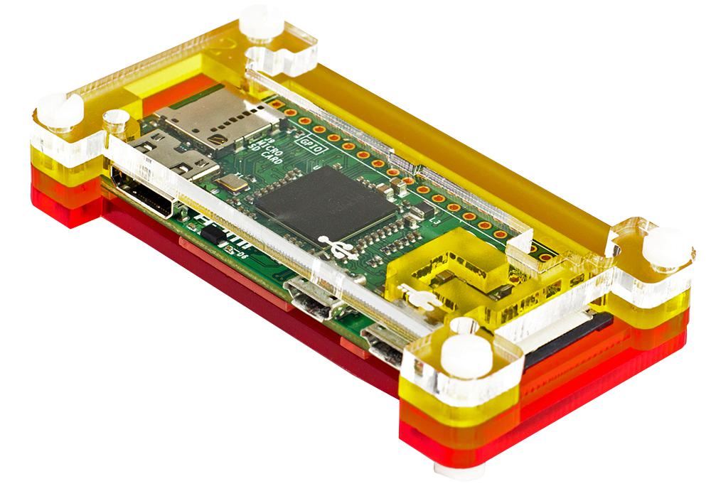 Pimoroni Pibow Θήκη για Raspberry Pi Zero v1.3 - Λεπτή Ακρυλική