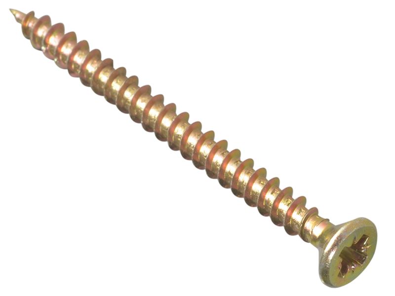 ForgeFix - Skru Serbaguna Bersadur Zink Kuning (ST) 4.0 x 50mm (Kotak 200)