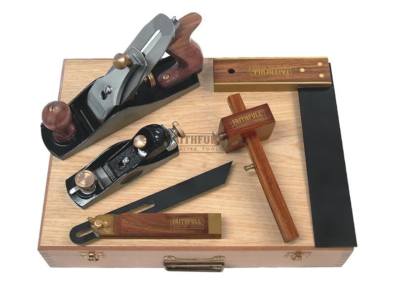 Faithfull - Kit Alat Tukang Kayu, 5 Keping