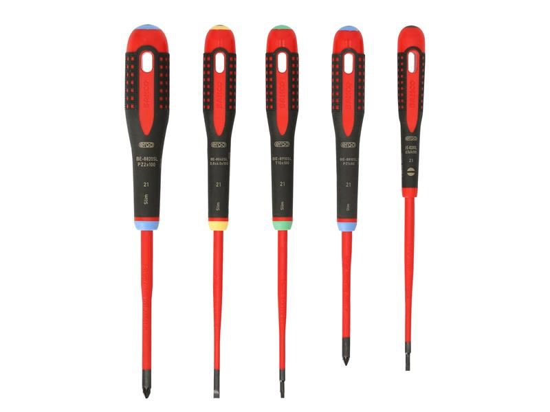 Bahco - Tacfhorscaí Inslithe BE-9872SL ERGO™ VDE, Tacair 5 Píosa