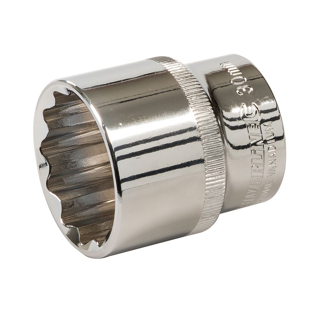 Silverline 1/2″ Drive 12-Point Metric Socket - 30mm