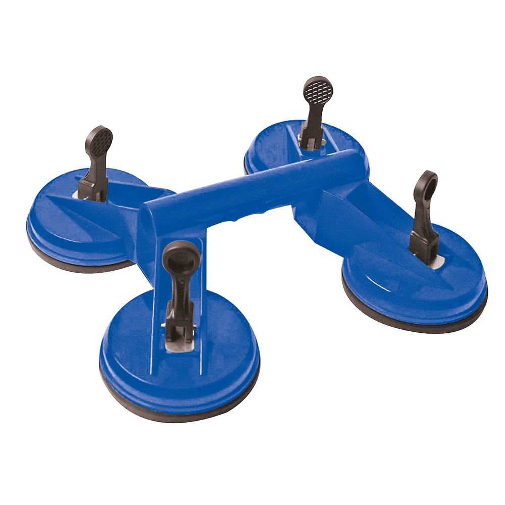 Silverline Ventosa Cuádruple 120kg, 120mm