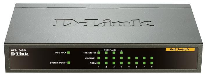 Commutateur Ethernet PoE Bureau 8 Ports D-LINK