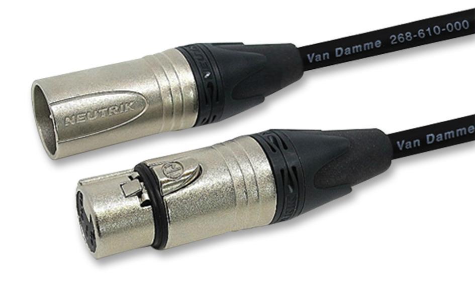 VDC Câble DMX Noir 3m 5 broches XLR Mâle vers Femelle