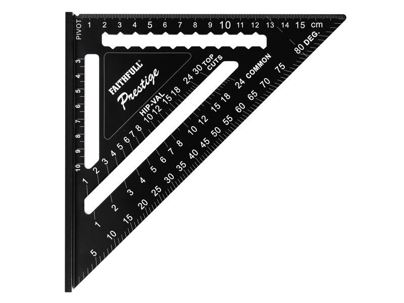 Faithfull Prestige Quick Roofing Square, Aluminium, 180mm (Metric)
