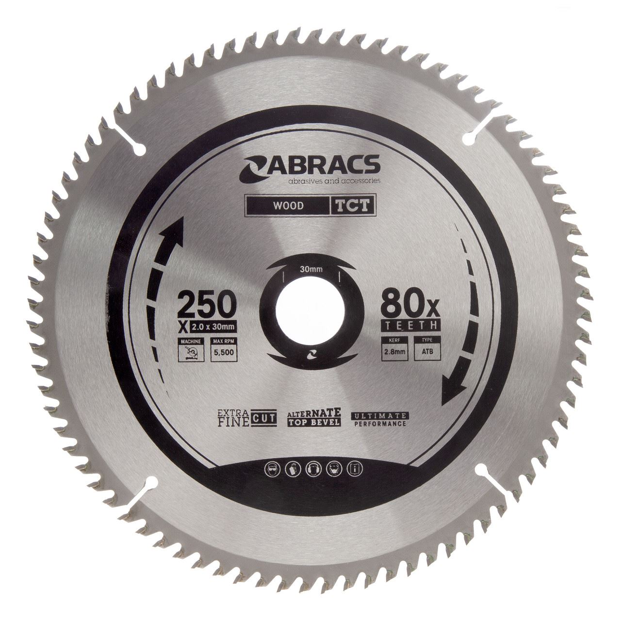 Abracs - Lann Ciorclach TCT25080 d’Adhmad, 250mm x 80T